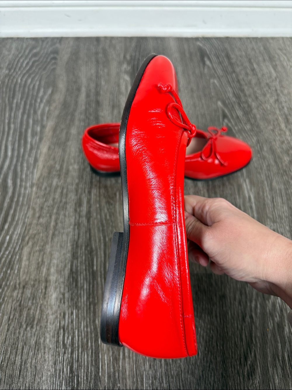 LOEFFLER RANDALL Noelle Red Ballet Flat - Picture 5 of 14